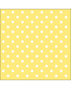 Napkin 33 Dots yellow FSC Mix