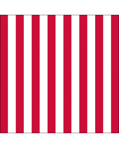 Napkin 33 Stripes red FSC Mix