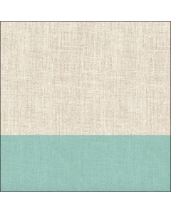 Napkin 33 Linen aqua FSC Mix