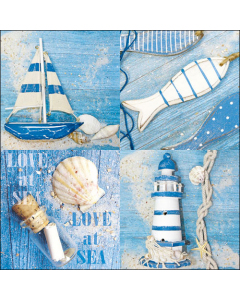 Napkin 33 Love at sea FSC Mix