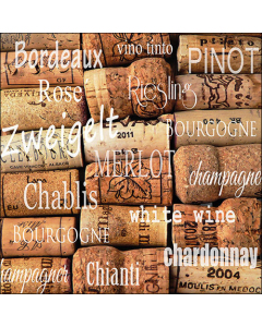 Napkin 33 Wine corks FSC Mix
