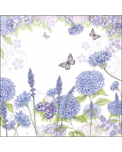 Napkin 33 Purple wildflowers FSC Mix