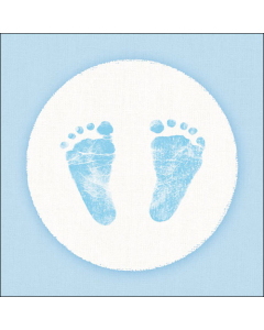 Napkin 33 Baby steps boy FSC Mix