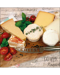 Napkin 33 Palette of cheeses FSC Mix
