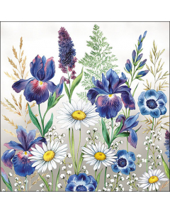 Napkin 33 Mixed meadow flowers  FSC Mix