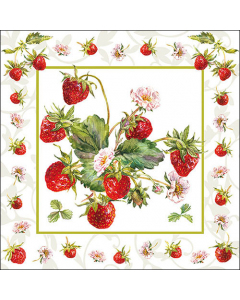 Napkin 33 Fresh strawberries FSC Mix