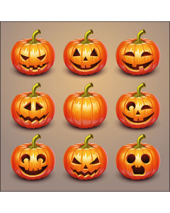 Napkin 33 Halloween pumpkins FSC Mix