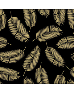 Napkin 33 Palm leaves gold/black FSC Mix