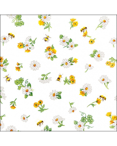 Napkin 33 Daisy all over FSC Mix