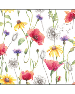 Napkin 33 Poppy meadow FSC Mix