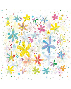 Napkin 33 Fancy flowers FSC Mix