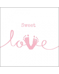 Napkin 33 Sweet love girl FSC Mix