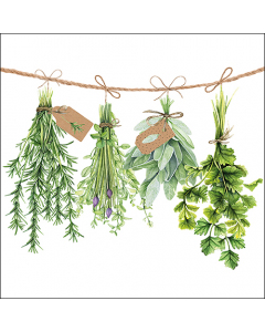 Napkin 33 Fresh herbs FSC Mix