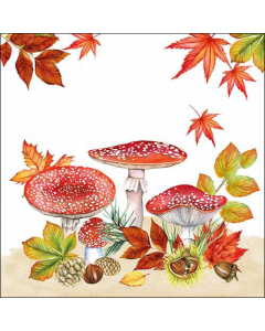 Napkin 33 Fly agaric group FSC Mix