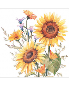 Napkin 33 Sunflowers FSC Mix