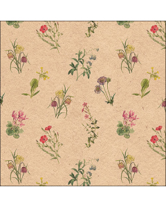 Napkin 33 Recycled Mixed flowers nature FSC Mix