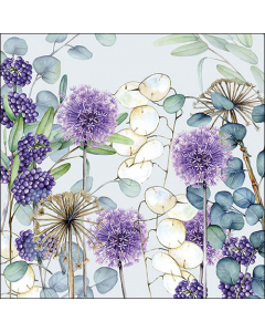 Napkin 33 Lunaria green FSC Mix