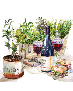 Napkin 33 Wine & herbs FSC Mix