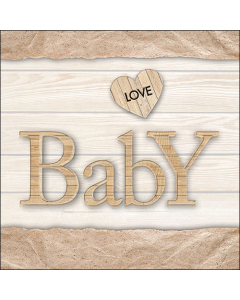 Napkin 33 Baby love nature FSC Mix