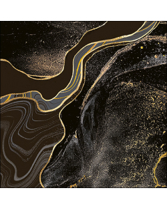 Napkin 33 Marble black FSC Mix
