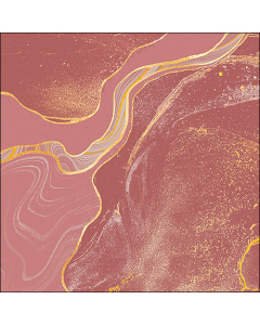 Napkin 33 Marble rose FSC Mix