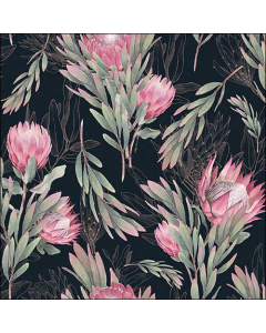 Napkin 33 Protea black FSC Mix