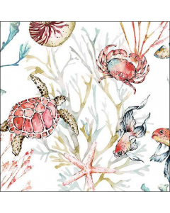 Napkin 33 Sea animals FSC Mix