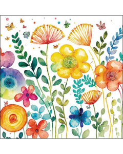 Napkin 33 Vibrant spring white FSC Mix