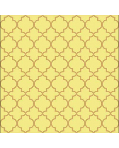 Napkin 33 Ogee gold/yellow FSC Mix