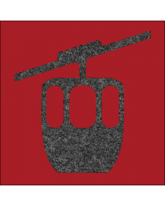 Napkin 33 Gondola red FSC Mix