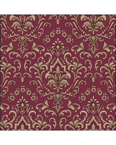 Napkin 33 Baroque ornament bordeaux FSC Mix