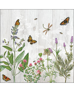 Napkin 33 Herb garden FSC Mix