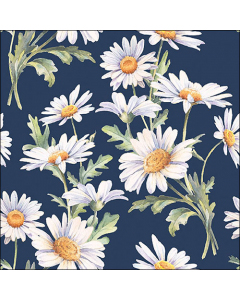 Napkin 33 Beautiful daisies blue FSC Mix