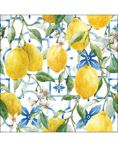 Napkin 33 Mediterranean lemons FSC Mix