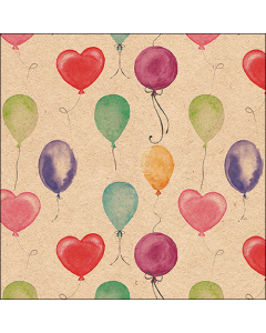 Napkin 33 Recycled Flying balloons nature FSC Mix