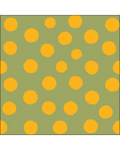 Napkin 33 Polka dots yellow/green FSC Mix