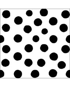 Napkin 33 Polka dots black/white FSC Mix