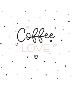 Napkin 33 Coffee love FSC Mix