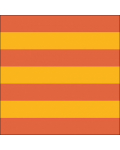 Napkin 33 Block stripe yellow/orange FSC Mix