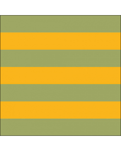 Napkin 33 Block stripe yellow/green FSC Mix