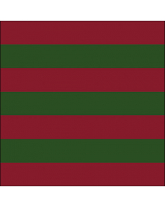 Napkin 33 Block stripe dark green-red FSC Mix