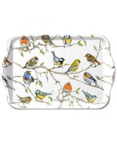 Tray melamine 13x21 cm Birds meeting