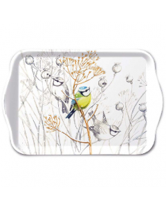 Tray melamine 13x21 cm Sweet little bird