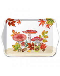 Tray melamine 13x21 cm Fly agaric group