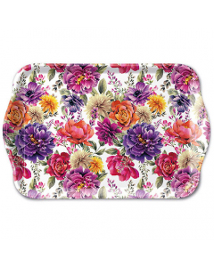 Tray melamine 13x21 cm Anne white