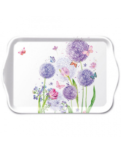 Tray melamine 13x21 cm Flower beauty