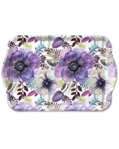 Tray melamine 13x21 cm Purple dream