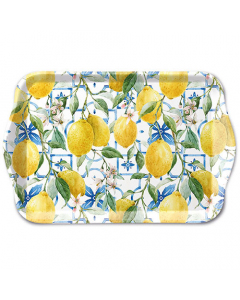 Tray melamine 13x21 cm Mediterranean lemons