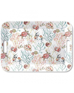 Tray melamine 33x47 cm Sea animals