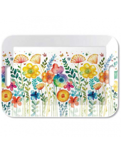 Tray melamine 33x47 cm Vibrant spring white